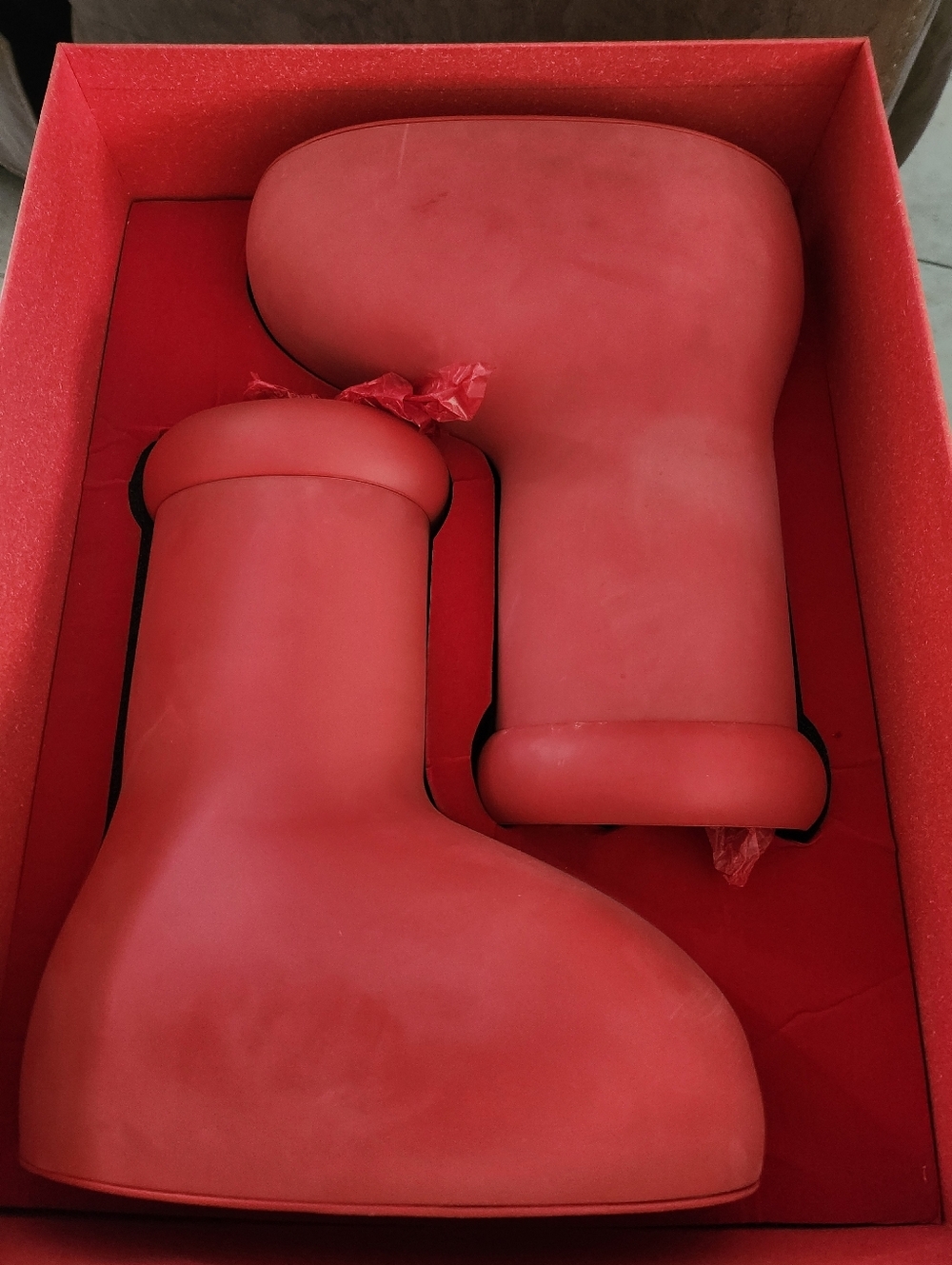 MSCHF Big Red Boot size 12 with box